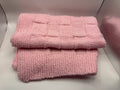Pink Hand Knitted Blanket