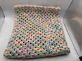 Bright Multicoloured Crochet Blanket