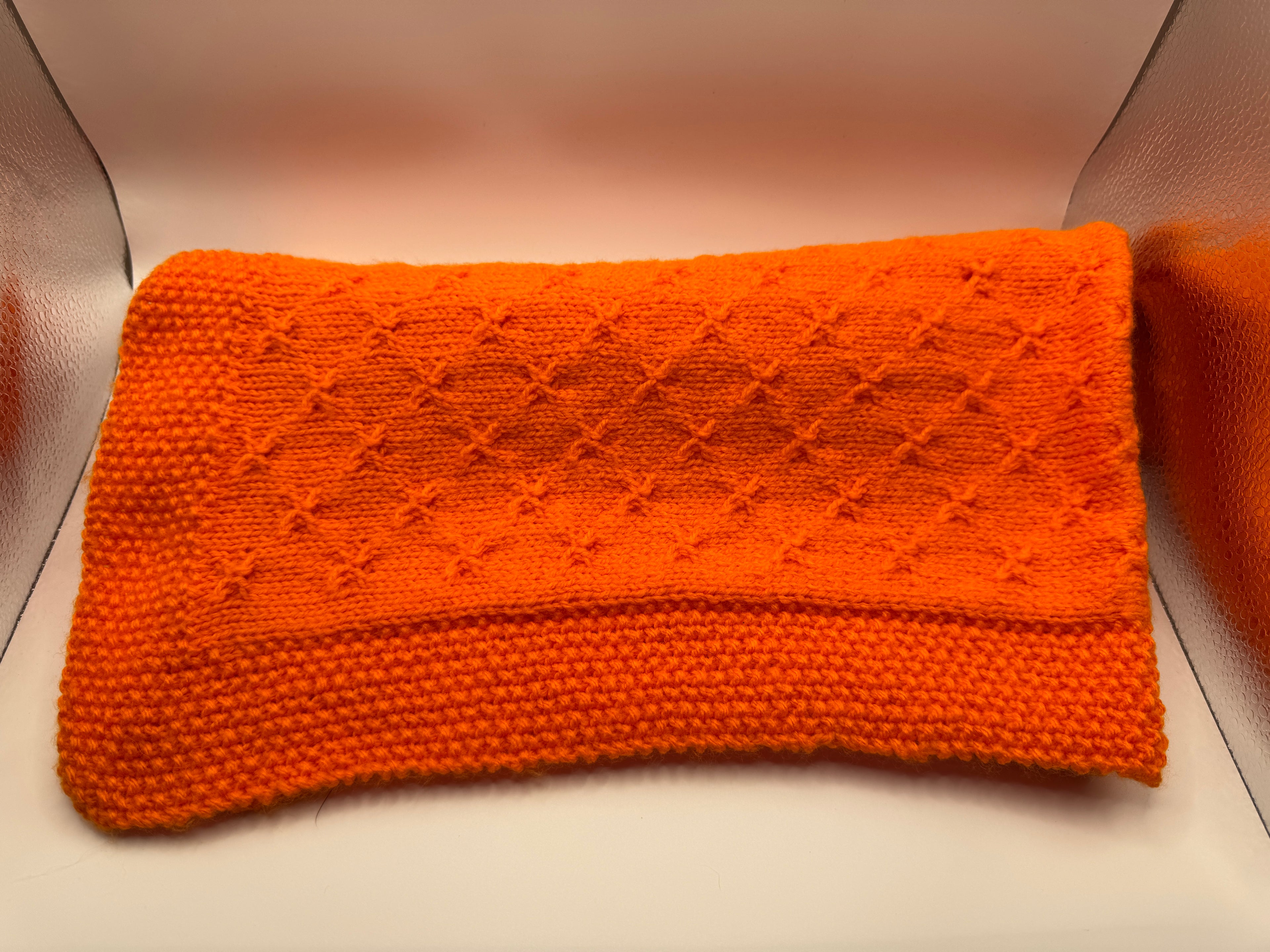Orange Baby Blanket