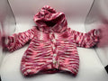 Pink Hooded Cardigan